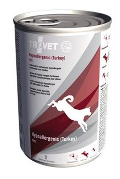 Poza cu TROVET Hypoallergenic TPD with turkey - Wet dog food - 400 g
