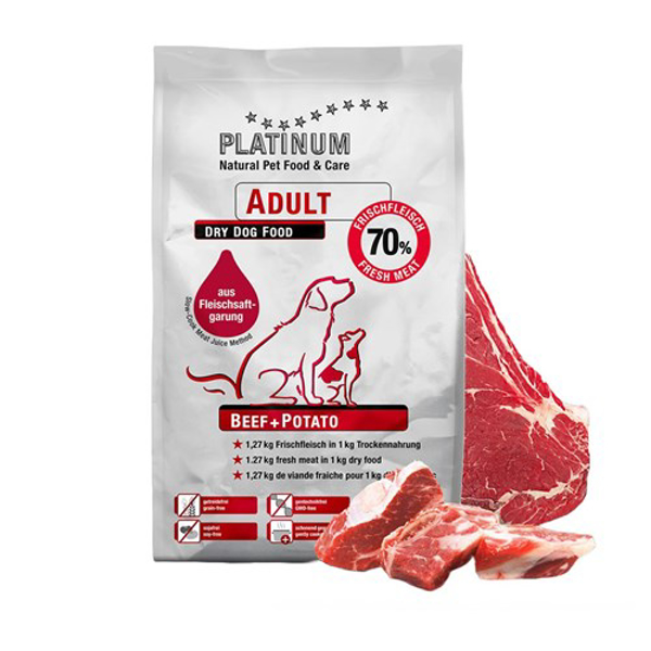 Poza cu Platinum Beef Potato 15kg, dry dog food