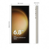 Poza cu Samsung Galaxy S23 Ultra SM-S918B 17.3 cm (6.8'') Dual SIM Android 13 5G USB Type-C 8 GB 256 GB 5000 mAh Cream (SM-S918BZEDEUE)
