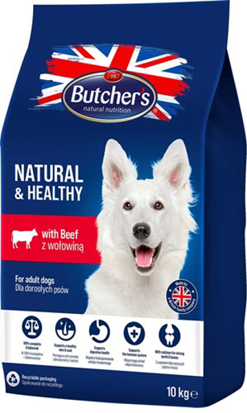 Poza cu BUTCHER'S NATURAL&HEALTHY Dry dog food Beef 10 kg