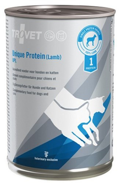 Poza cu TROVET Unique Protein UPL with lamb - Wet dog and cat food - 400 g