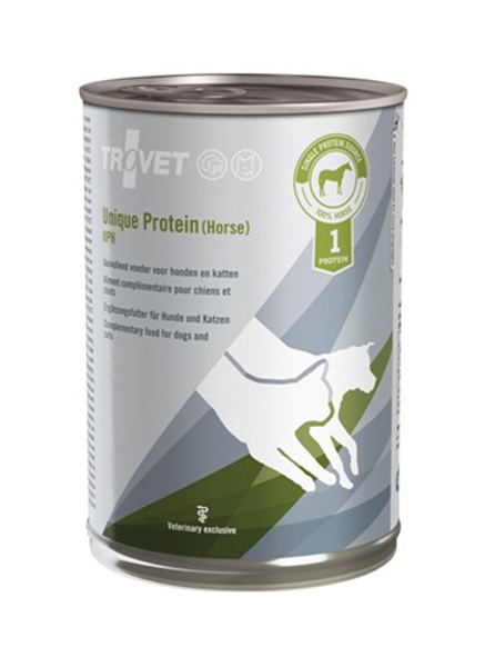 Poza cu TROVET Unique Protein UPH with horse - Wet dog and cat food - 400 g