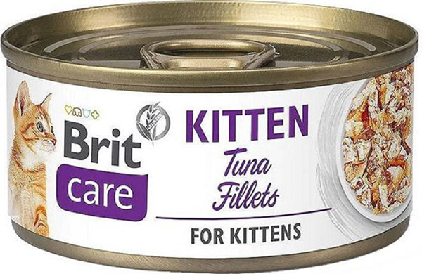 Poza cu BRIT Care Kitten Tuna Fillets - wet cat food - 70g