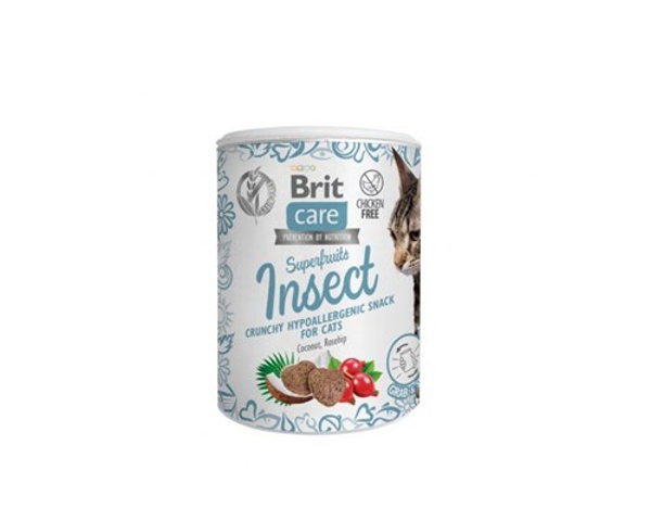 Poza cu BRIT Care Cat Snack Superfruits Insect - cat treat - 100 g
