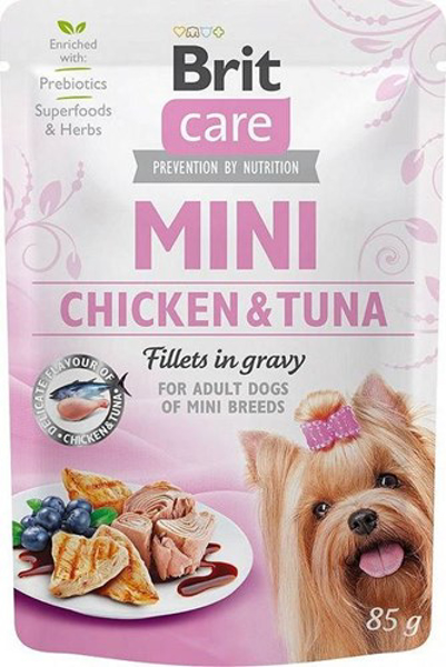 Poza cu BRIT Care Mini Chicken&Tuna - Wet dog food - 85 g