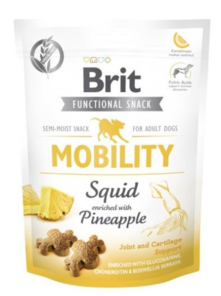 Poza cu BRIT Functional Snack Mobility Squid - Dog treat - 150g