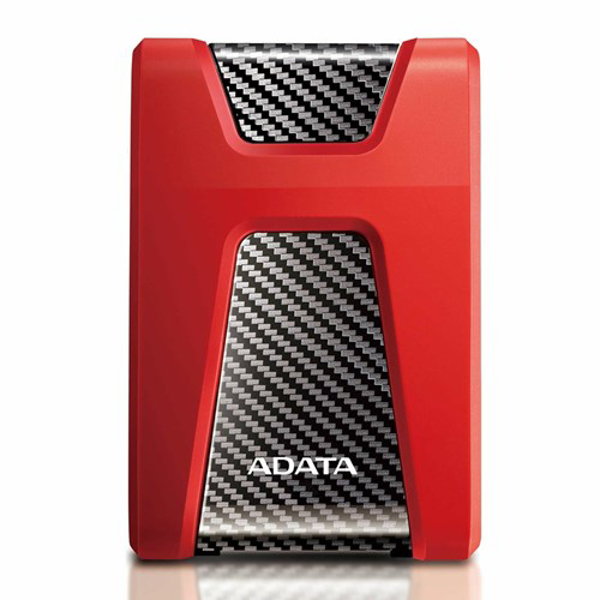 Poza cu Drive external HDD ADATA HD650 AHD650-2TU31-CRD (2 TB 2.5 Inch USB 3.1 red color)