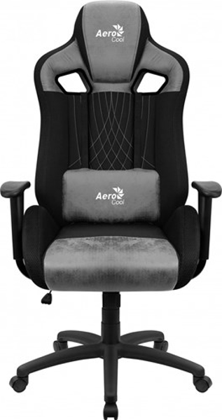 Poza cu Aerocool EARL AeroSuede Universal Scaun gaming Black, Grey (AEROAC-180EARL-GREY)