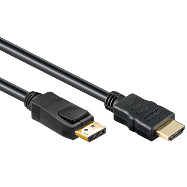 Poza cu Cablu GEMBIRD CC-DP-HDMI-6 (HDMI M - DisplayPort M 1,8m black color)