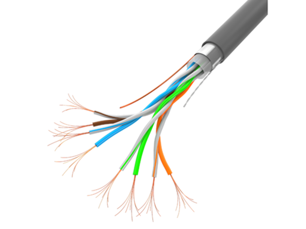 Poza cu Cablu FTP Lanberg LCF5-11CC-0305-S (F/UTP, RJ45 - F/UTP, RJ45, F/UTP, 305m, 5e, gray color)