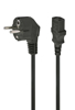 Poza cu Cablu GEMBIRD PC-186-VDE-3M (C13 - Schuko 3m black color)