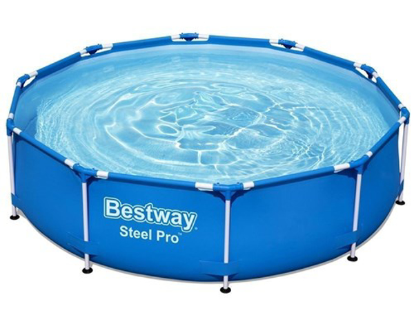 Poza cu Rack pool BESTWAY 56679 Steel Pro 10' 3.05 X 0.76 m Round Blue (Bestway-56679)