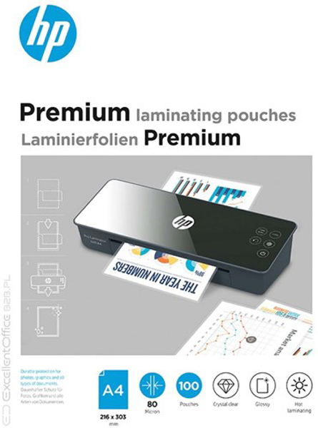 Poza cu HP Premium lamination film A4 100 pc(s) (HPF9123A4080100)
