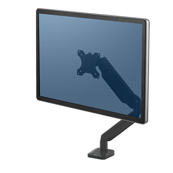 Poza cu Fellowes Ergonomics arm for 1 monitor - Platinum series, black (8043301)