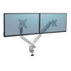 Poza cu Fellowes Ergonomics arm for 2 monitors - Platinum series, silver (8056501)