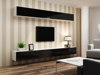 Poza cu Cama Living room cabinet set VIGO 13 white/black gloss