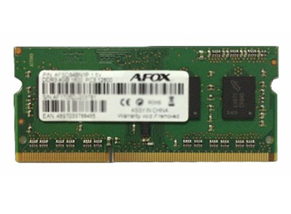 Poza cu AFOX SO-DIMM DDR3 8GB Memorie 1333 MHz LV 1,35V (AFSD38AK1L)