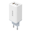Poza cu SAVIO LA-07 GaN 65W mains charger, USB, QC4.0+, PD 3.0, White (LA-07)