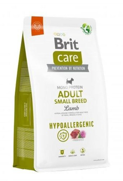 Poza cu BRIT Care Hypoallergenic Adult Small Breed Lamb&Rice - dry dog food - 3 kg