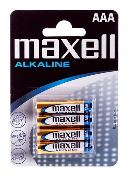 Poza cu Maxell Battery Alkaline LR-03 AAA 4-Pack Single-use battery (MX-164010)