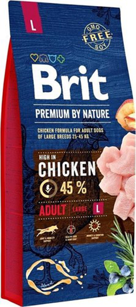 Poza cu Brit Premium by Nature Junior L Puppy Chicken 15 kg