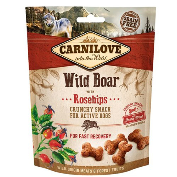 Poza cu CARNILOVE Fresh Crunchy Wild Boar & Rosehips With Fresh Meat - dog treat - 200 g
