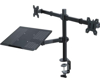 Poza cu ART L-25 gas assistance 10 kg Black Desk mount for 2 monitors LED/LCD 13-27'' (RAMM L-25)