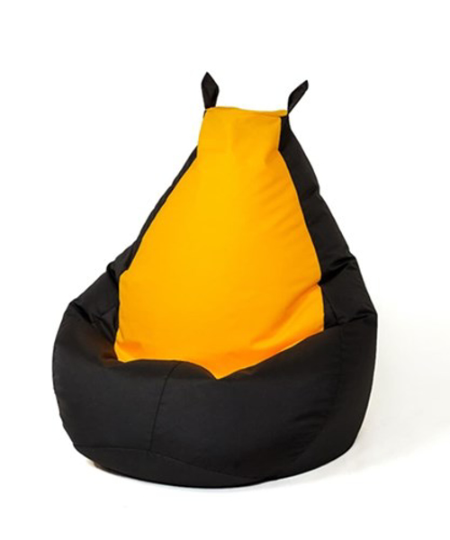 Poza cu Go Gift Sako bag pouffe Batman black-yellow XL 130 x 90 cm