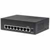 Poza cu Intellinet 8-Port Gigabit Ethernet PoE+ Switch, IEEE 802.3at/af Power over Ethernet (PoE+/PoE) Compliant, 60 W, Desktop (Euro 2-pin plug)