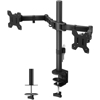 Poza cu Techly ICA-LCD 382-D monitor mount / stand 68.6 cm (27'') Clamp Black (027514)