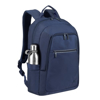 Poza cu RIVACASE 7561 Laptop Backpack 15.6''-16'' Alpendorf ECO, navy blue, waterproof material, eco rPet, pockets for smartphone, documents, accessories, side pocket for bottle (RC7561_DB)