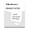 Poza cu Qoltec 51053 display privacy filters 48.3 cm (19'') (51053)