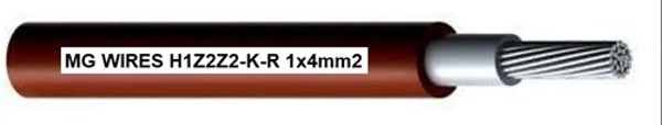 Poza cu MG Wires // 1x4mm2, 0.6/1kV red H1Z2Z2-K-R-4mm2 RD, 500m spool (H1Z2Z2-K-R-4MM2/500M)