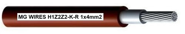 Poza cu MG Wires // 1x4mm2, 0.6/1kV red H1Z2Z2-K-R-4mm2 RD, 50m package (H1Z2Z2-K-R-4MM2/50M)