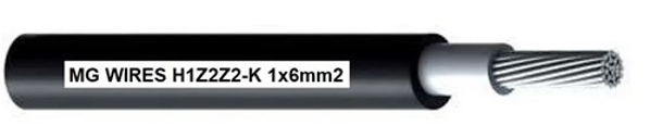 Poza cu MG Wires // 1x6mm2, 0.6/1kV black H1Z2Z2-K-6mm2 BK, 100m package (H1Z2Z2-K-6MM2/100M)