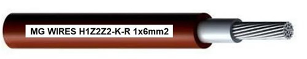 Poza cu MG Wires // 1x6mm2, 0.6/1kV red H1Z2Z2-K-R-6mm2 RD, 500m spool (H1Z2Z2-K-R-6MM2/500M)