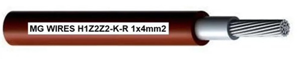 Poza cu MG Wires // 1x4mm2, 0.6/1kV red H1Z2Z2-K-R-4mm2 RD, 100m package (H1Z2Z2-K-R-4MM2/100M)