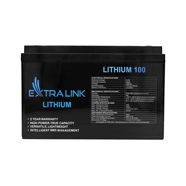 Poza cu Extralink EX.30455 industrial rechargeable battery Lithium Iron Phosphate (LiFePO4) 100000 mAh 12.8 V (EX.30455)