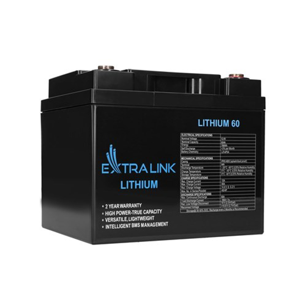 Poza cu Extralink EX.30448 industrial rechargeable battery Lithium Iron Phosphate (LiFePO4) 60000 mAh 12.8 V (EX.30448)