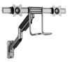 Poza cu Gembird MA-WA2-02 Adjustable wall 2-display mounting arm, 17”-32”, up to 8 kg (MA-WA2-02)