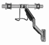 Poza cu Gembird MA-WA2-02 Adjustable wall 2-display mounting arm, 17”-32”, up to 8 kg (MA-WA2-02)