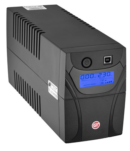 Poza cu GT UPS POWERbox Line-Interactive 0.65 kVA 360 W 2 AC outlet(s) (GTPOWERbox0650S)