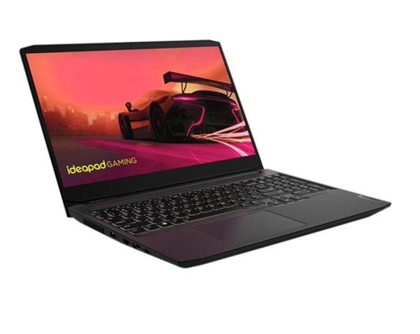 Poza cu Lenovo IdeaPad Gaming 3 Laptop 39.6 cm (15.6'') Full HD AMD Ryzen™ 5 5500H 16 GB DDR4-SDRAM 512 GB SSD NVIDIA GeForce RTX 2050 Wi-Fi 5 (802.11ac) Black (82K2028DPB)