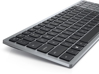 Poza cu DELL KB740 Tastatura RF Wireless + Bluetooth QWERTY English Grey, Black (580–AKOX)