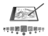 Poza cu Lenovo Smart Paper 64 GB 26.2 cm (10.3'') 4 GB Wi-Fi 5 (802.11ac) Grey (ZAC00006PL)