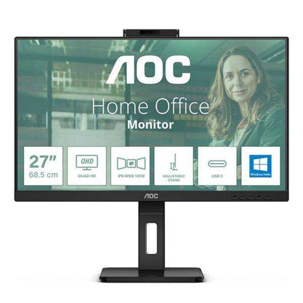 Poza cu AOC 24P3QW computer monitor 60.5 cm (23.8'') 1920 x 1080 pixels Full HD Black (24P3QW)