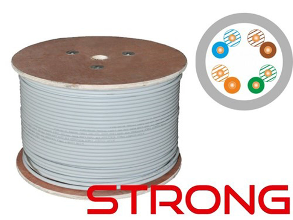 Poza cu ALANTEC U UTP cat.5e PVC Eca 4PR 500m STRONG cable (KIU5STR500)