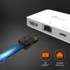 Poza cu 5create USB-C to 4K HDMI Ethernet Adapter 1x4K HDMI 1xUSB-C 1xRJ45 Gigabit, colour white JCA351-N (JCA351-N)