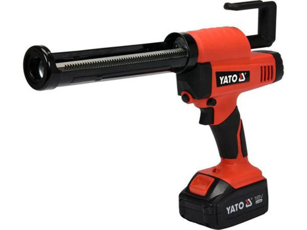 Poza cu Yato YT-82888 Pistol tub silicon, Cartridge, Black, Orange, 8 mm/sec, 0.5 mm/sec, 2000 N, 300 ml (YT-82888)