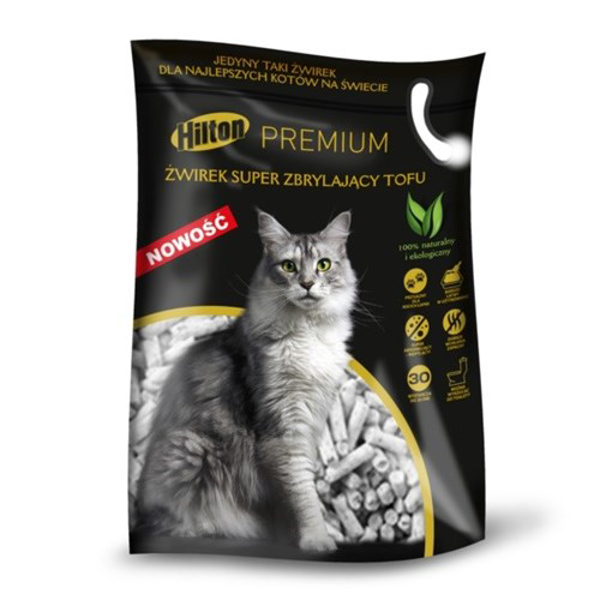 Poza cu HILTON Tofu Super Clumping Cat Litter - 2.5 kg